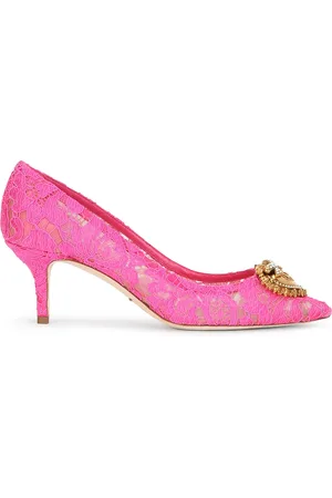 Dolce & Gabbana Embellished lace pumps