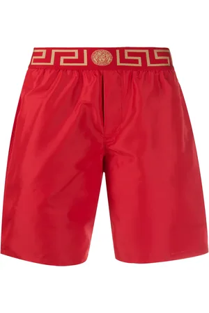 VERSACE Greca Border swim shorts