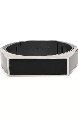 PARTS OF FOUR Oversized two-tone bracelet - Black