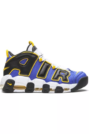 Nike Men Basketball Sneakers - Air More Uptempo "Peace, Love And Basketball" sneakers - Blue