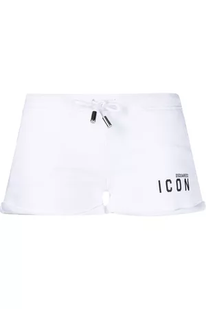 Dsquared2 Women Shorts - Icon track shorts - White