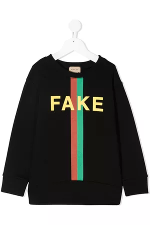 Gucci Boys Hoodies - Fake/Not-print sweatshirt - Black