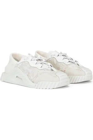 Dolce & Gabbana Logo-patch lace-detail sneakers