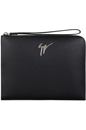 Giuseppe Zanotti Logo-plaque pouch
