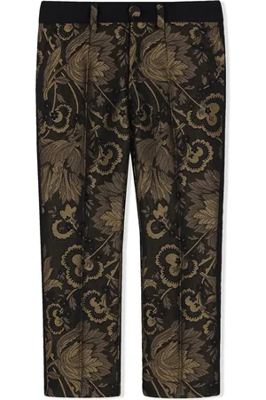 Dolce & Gabbana Lamé jacquard tuxedo trousers