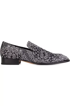 Giuseppe Zanotti Men Loafers - Floral print loafers - Black