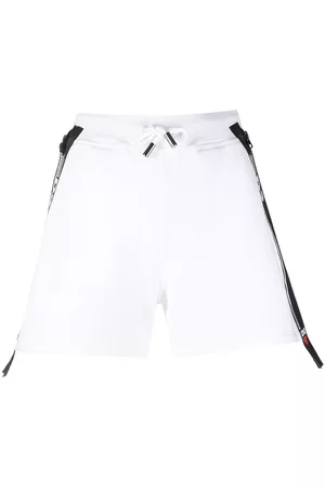 Dsquared2 Women Shorts - Logo-tape cotton shorts - White