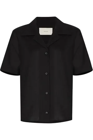 ASCENO Organic linen button-up shirt