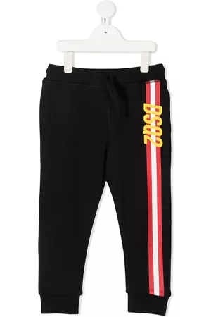 Dsquared2 Sweatpants - Logo stripe track pants - Black