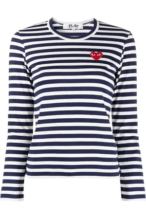 Comme des Garçons Striped print long-sleeve T-shirt