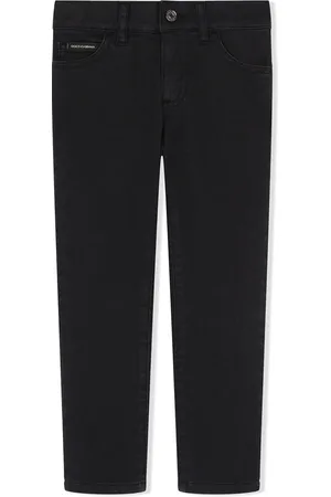 Dolce & Gabbana Painted stripe skinny jeans