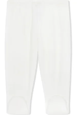 Dolce & Gabbana Embroidered-feet chenille trousers