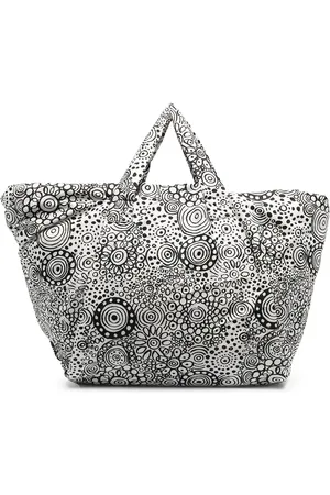 10 CORSO COMO Doodle-graphic print padded tote