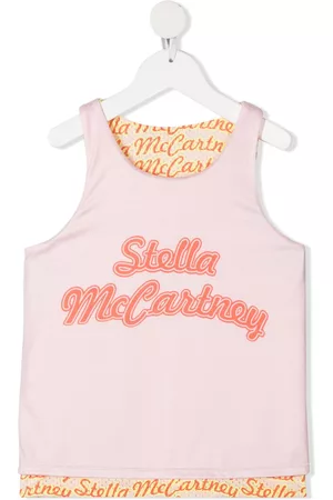 Stella McCartney Logo-print tank top - Pink