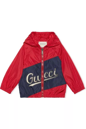 Gucci Jackets - Logo-print hooded jacket - Red