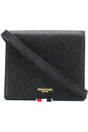 Thom Browne RWB tab crossbody wallet