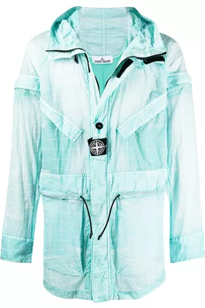 Stone Island Men Parkas - Semi-sheer parka - Green