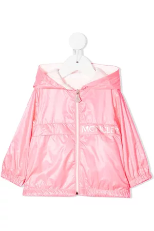 Moncler Jackets - Logo-print jacket - Pink