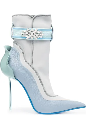 LE SILLA Crystal-embellished ankle boots