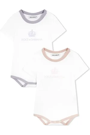 Dolce & Gabbana Two-pack logo-print babygrows