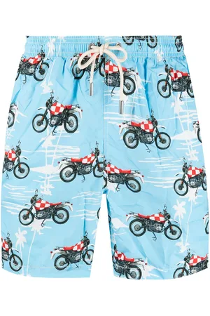 Pac-man print nylon swim shorts - Mc2 Saint Barth - Boys