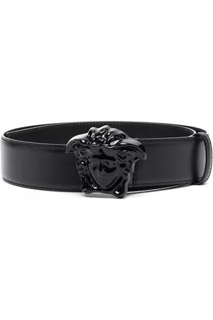 VERSACE Palazzo Medusa leather belt - Black