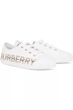 Burberry Icon Stripe logo low-top sneakers - White