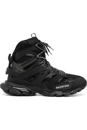 Balenciaga Men Outdoor Shoes - Track hiking boots - Black