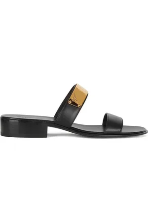 Giuseppe Zanotti Norbert flat sandals - Black