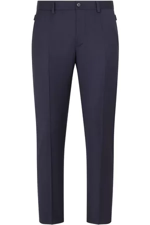 Dolce & Gabbana Men Formal Pants - Slim tailored trousers - Blue