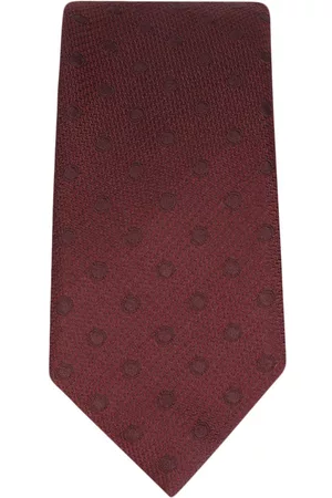 Dolce & Gabbana Men Bow Ties - Polka dot pattern tie - Red