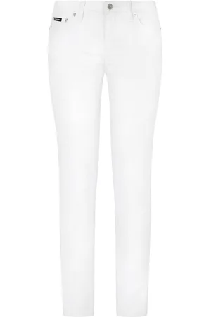 Dolce & Gabbana Logo-appliqué skinny jeans