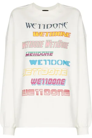 We11 Done Logo-print crew-neck sweatshirt