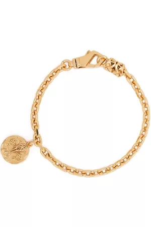 EMANUELE BICOCCHI Coin-pendant chain-link bracelet - Gold