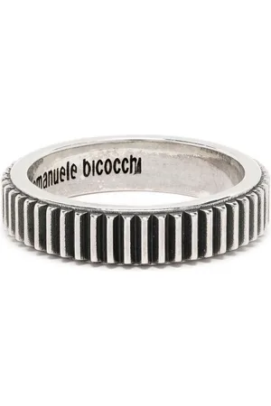 Emanuele Bicocchi Silver Arabesque Chevalier Ring