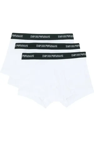 Emporio Armani Logo Band Briefs - Farfetch