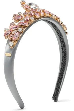 Dolce & Gabbana Bejewelled satin headband