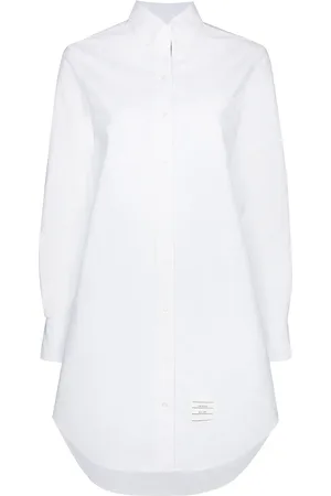 Thom Browne RWB-stripe mini shirtdress