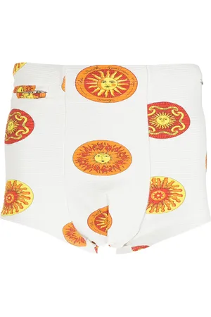 AMIR SLAMA Sol print swimming trunks