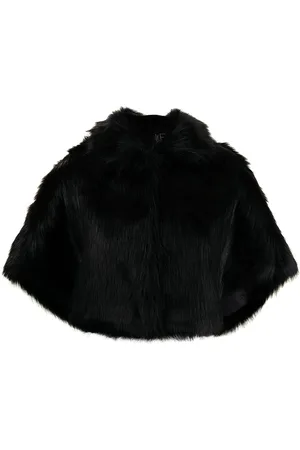 Unreal Fur Nord faux-fur cropped cape