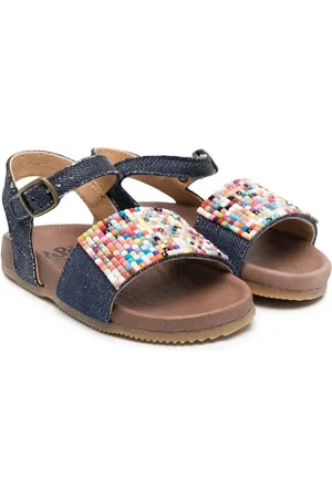 PèPè Panelled buckled sandals