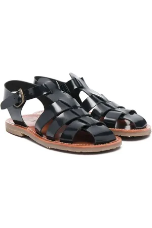 PèPè Buckle-fastening leather sandals