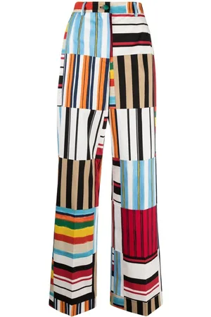 Dolce & Gabbana Stripe-detail high-waisted trousers