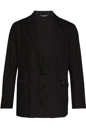 Dolce & Gabbana Stripe-trim single-breasted blazer
