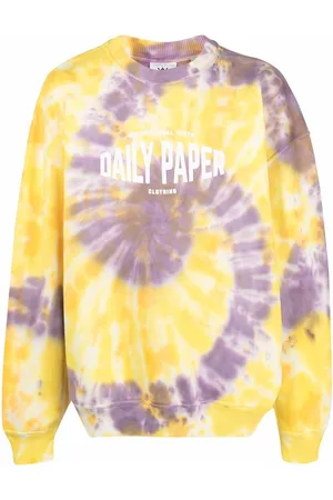 Daily paper X Newseum tie-dye print sweatshirt