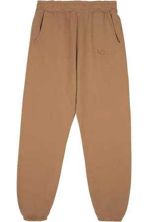 STADIUM GOODS® Men Sweatpants - Eco logo-embroidered track pants - Brown