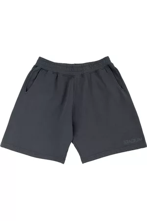 STADIUM GOODS® Men Sports Shorts - Eco logo-embroidered track shorts - Grey