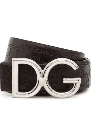 Dolce & Gabbana DG logo plaque belt