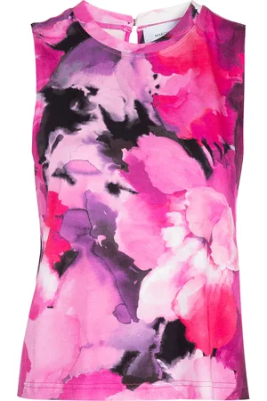 Marchesa Notte Tie-dye print tank top