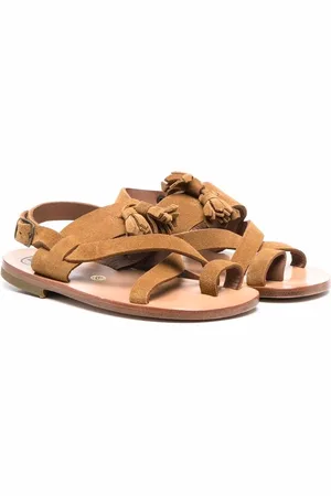 PèPè Scamosciato leather sandals
